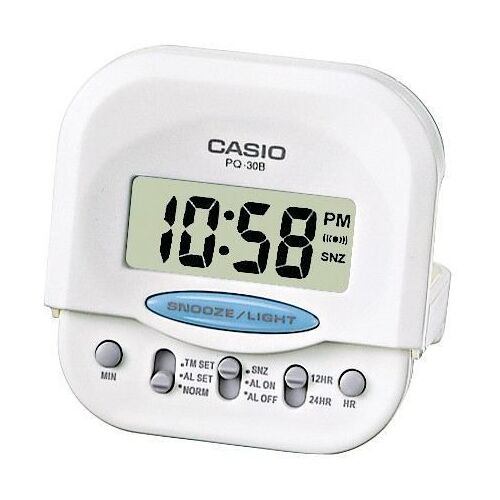 Casio - PQ-30B-7EF - Réveil - Quartz Digitale - Alarme répétitive - Eclairage LED