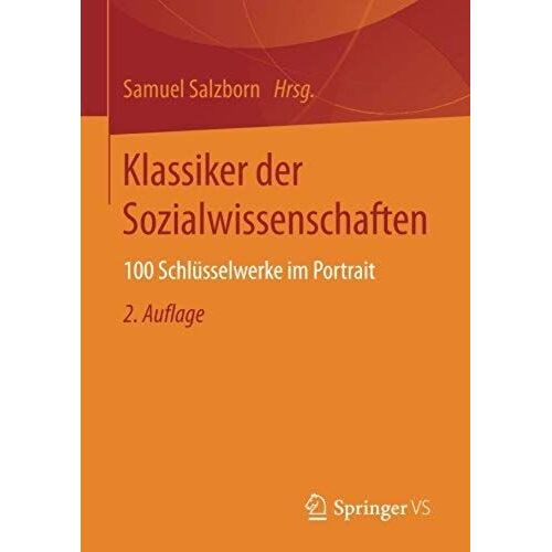 Klassiker Der Sozialwissenschaften