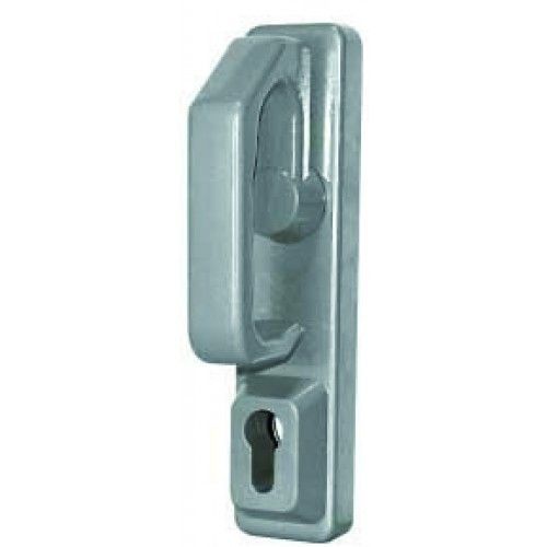 Poignée rotative pour serrure antipanique - PR2E gris aluminium métallisé JPM