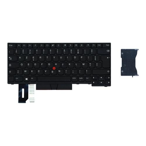 Lenovo - Clavier de remplacement pour ordinateur portable - avec Trackpoint, UltraNav - Français - pour ThinkPad E48X; E49X; L380; L380 Yoga; L390; L390 Yoga; L480; L490; T480; T49X