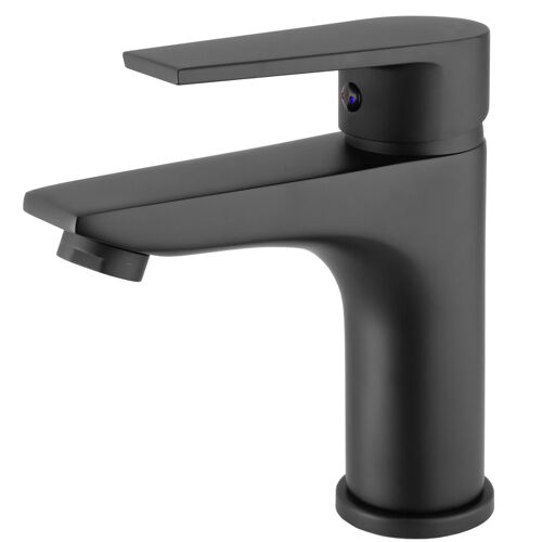 Valaz Robinet de lavabo monocommande noir mat - Série Magro