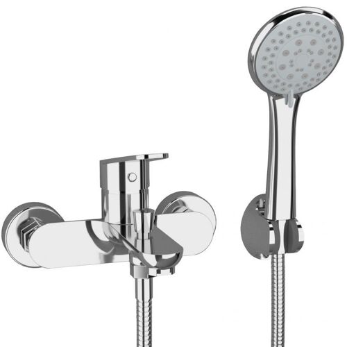 Valaz Robinet de baignoire/douche monocommande chromé - Série Pisuerga