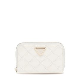 Guess Compagnon / Portefeuille Tamsin Slg Small Zip Off White QG967314