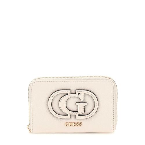 Guess Compagnon / Portefeuille Eco Ali Slg Small Zi Off White BG953614