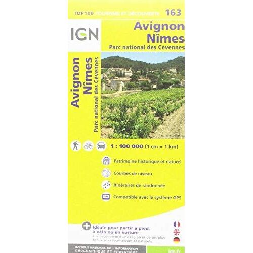 Ign 1 : 100 000 Avignon -  Nîmes