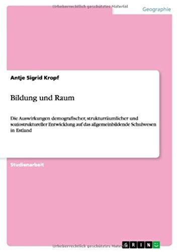 Bildung Und Raum
