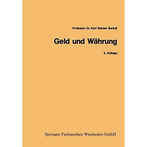 Geld Und Währung