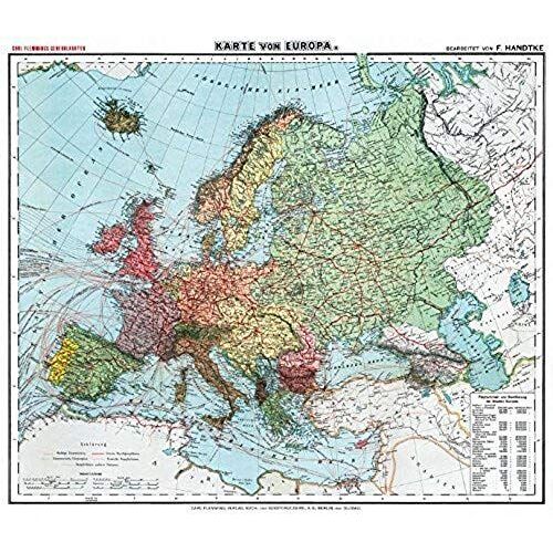 Historische Karte: Europa, Um 1910 (Plano)