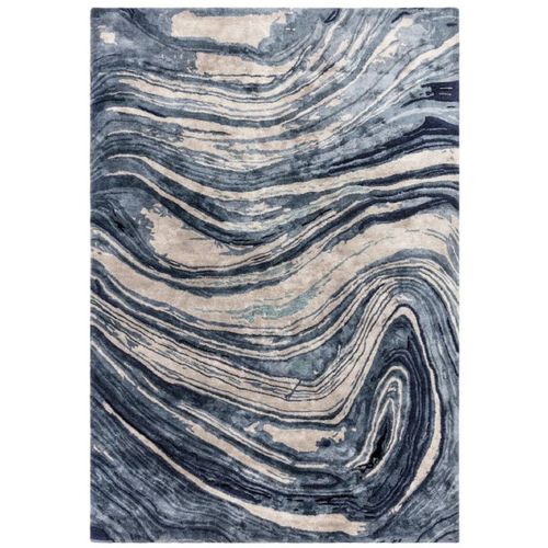 Tapis De Salon Moderne Toscania 170x240 Cm Bleu - Novatrend
