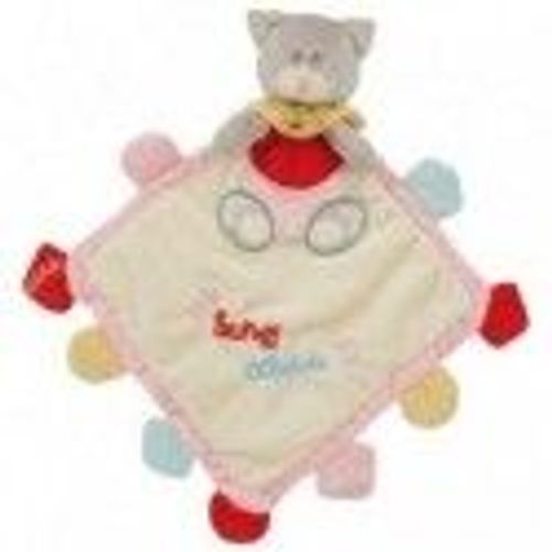 Doudou Babynat Chat Rouge Super Crak Bn302 Super Doudou Plat