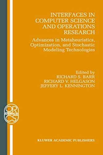Interfaces In Computer Science And Operations Research