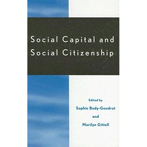 Social Capital And Social Citizenship