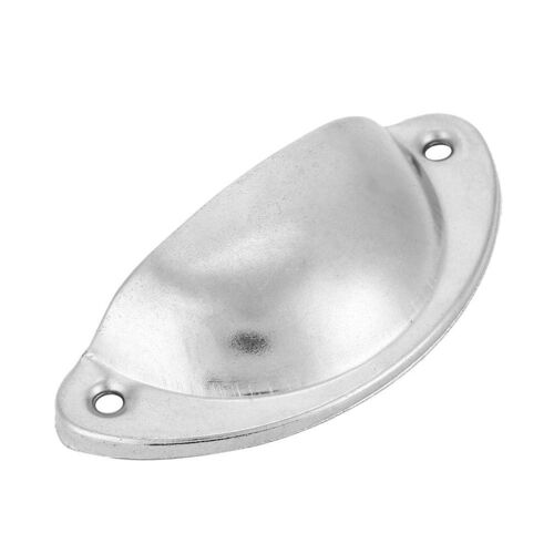 Poignées de bol vintage pour tiroirs et portes, paquet de 10 Argent