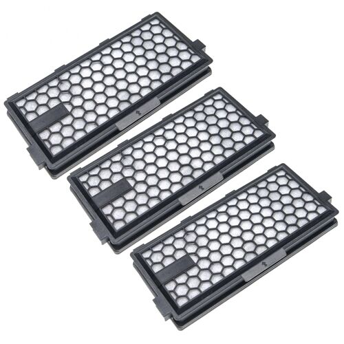 vhbw 3x filtre compatible avec Miele S 8000 Ecoline, S 8340, S 8310, S 8999 aspirateur - Filtre HEPA contre les allergies