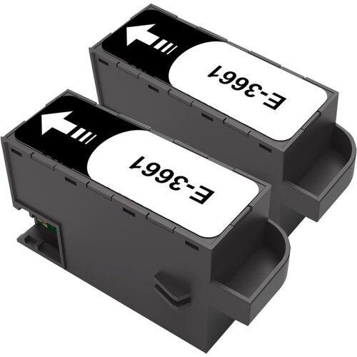 T3661 Boîte de Maintenance de l'encre C13T366100 Compatible pour Expression Photo XP-8500 XP-8505 XP-8600 XP 8605 XP-15000 Premium XP-6000 XP-6001 XP-6005 XP-6100 XP-6105 XP-970 Imprimante (2-Packs)