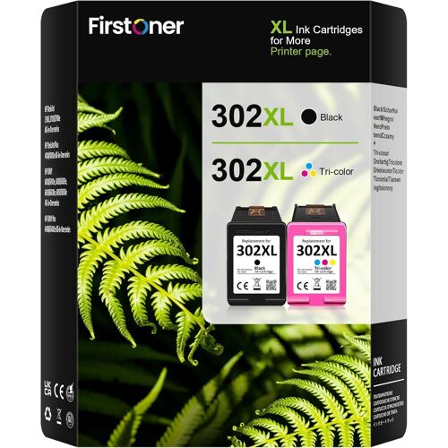 302XL Cartouches d'encre, remanufacturé pour HP 302 XL Noir et Couleur, 302XL Cartouches d'encre Grande capacité pour 3639 3630 3632 Envy 4520 4525 4527 OfficeJet 3831 3833 3830