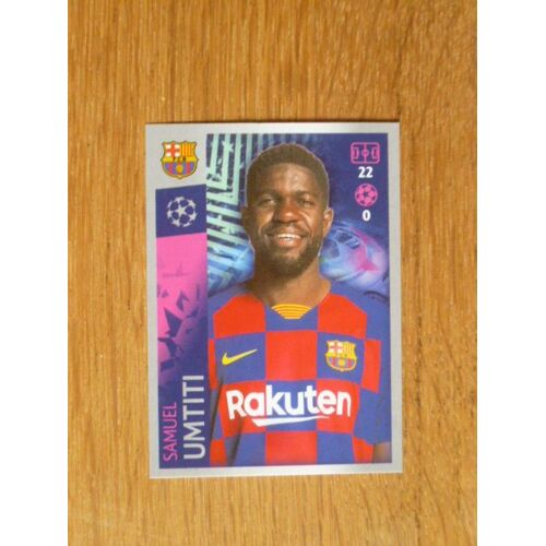 Image N°48 Panini Foot Champions League 2019 2020 - Samuel Umtiti -Barcelone-