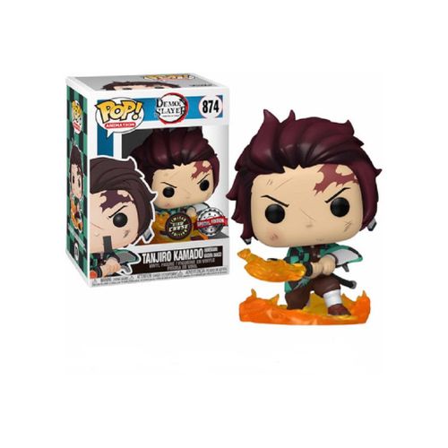 Figurine Funko Pop Tanjiro Kamado Hinokami Kagura Dance / Demon Slayer / Funko Pop Animation #874 - Exclusive Special Edition - Chase