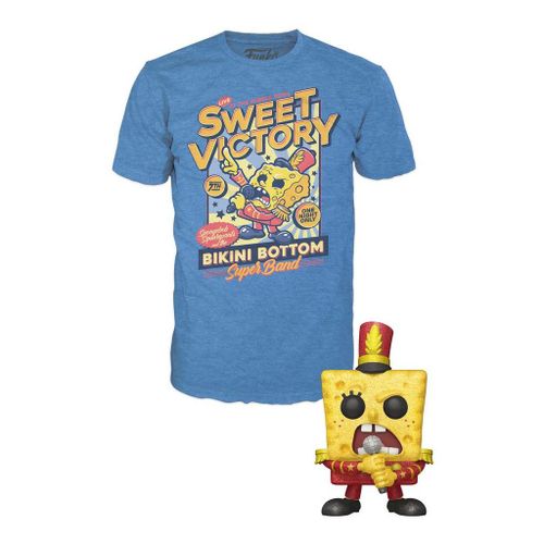 T-Shirt Xl Avec Bob L'eponge Band / Bob L'eponge / Funko Pop Animation - Exclusive Special Edition