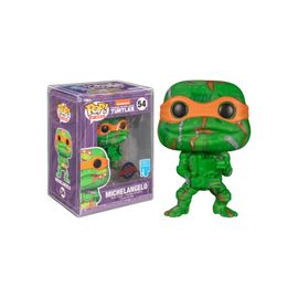Figurine Funko Pop Michelangelo Artist With Pop Protector / Les Tortues Ninja / Funko Pop Animation 54 - Exclusive Special Edition