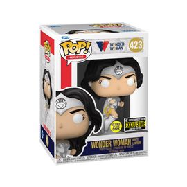 Figurine Funko Pop Wonder Woman With Lantern / Wonder Woman / Funko Pop Heroes #423 - Exclusive Entertainment Earth / Gitd