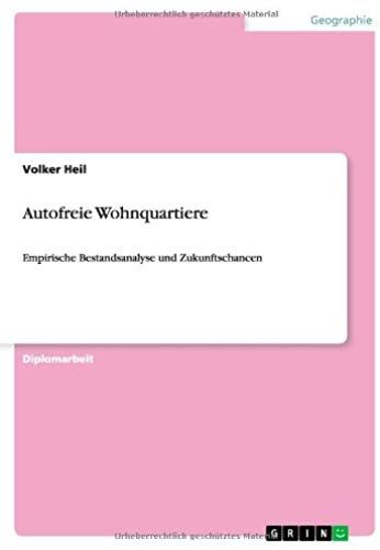 Autofreie Wohnquartiere