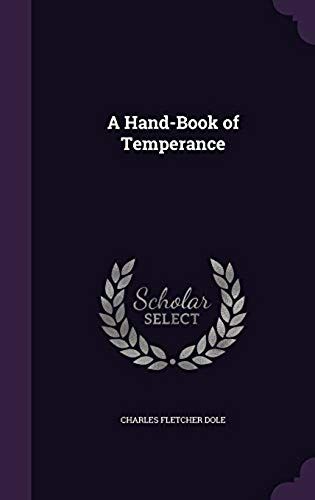 A Hand-Book Of Temperance