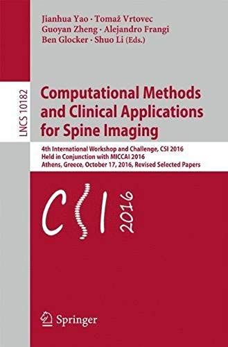 Computational Methods And Clinical Applications For Spine Imaging