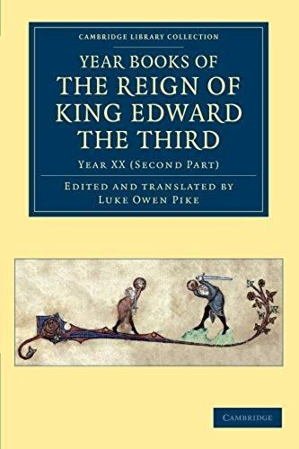 Year Books Of The Reign Of King Edward The Third