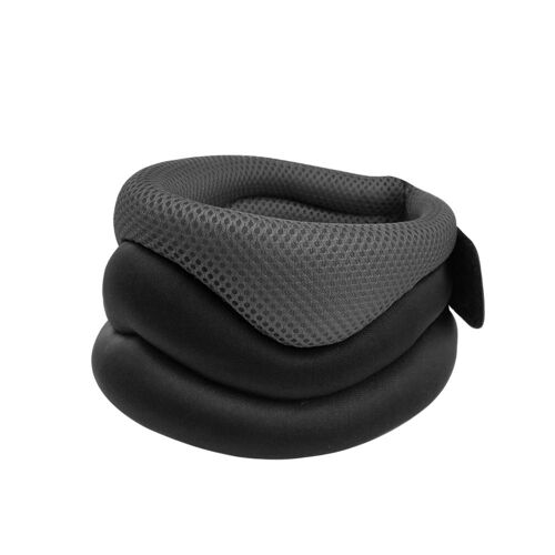Minerve Réglable, Support De Cou, Confortable Pour Diverses Utilisations Le Noir
