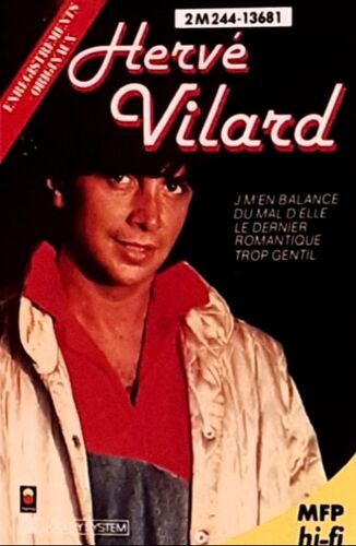 Herve Vilard - Ie Dernier Romantique - Cassette Audio 10 Titres - Sortie 1979 -