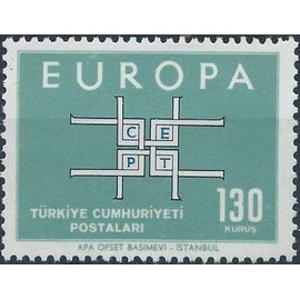 1 Timbre Neuf Europa Turquie 1963