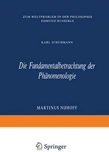 Die Fundamentalbetrachtung Der Phänomenologie