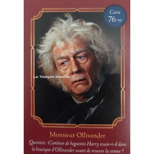Carte Auchan Harry Potter Wizarding World - Monsieur Ollivander 76/90