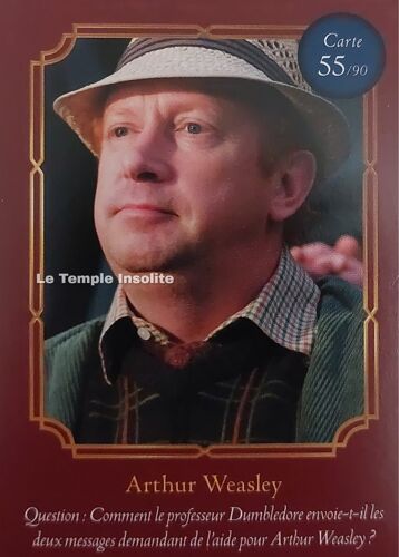 Carte Auchan Harry Potter Wizarding World - Arthur Weasley 55/90