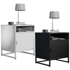 Vcm Métal, Table De Nuit, Table D'appoint, Porte Battante, Console, Table De Nuit, Flokas
