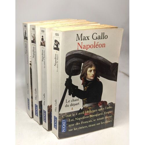Napoléon (Complet En 4 Tomes : 1/Le Chant Du Départ 2/Le Soleil D'austerlitz 3/L'empereur Des Rois 4/L'immortel De Sainte-Hélène)