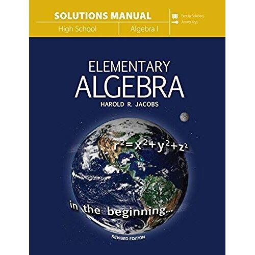 Elementary Algebra (Solutions Manual)