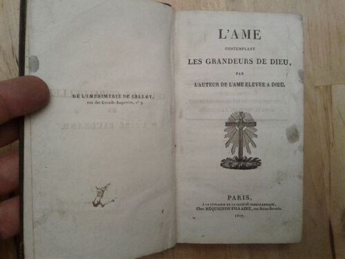 L'ame Contemplant Les Grandeurs De Dieu - 1817 - Chez Méquignon Fils Ainé