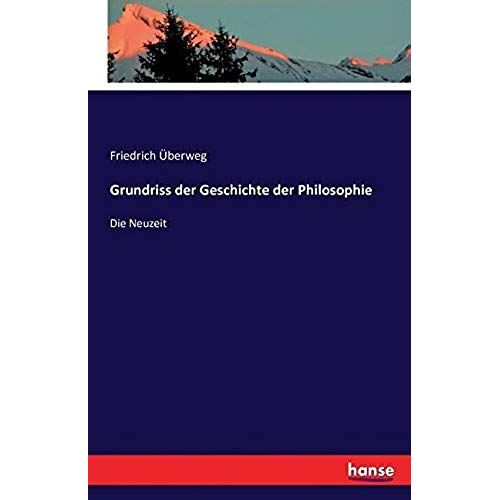 Grundriss Der Geschichte Der Philosophie