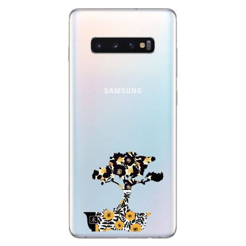 Coque S10 bonsai jaune moutarde