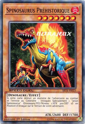 Yu-Gi-Oh! - Sbtk-Fr023 - Spinosaurus Préhistorique - Commune