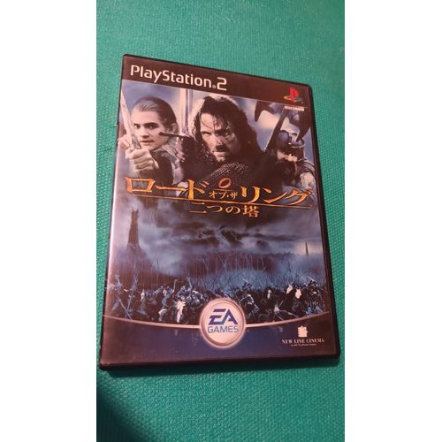 Le Seigneur Des Anneaux Ps2 Playstation 2 Jap J Japan Les Deux Tours