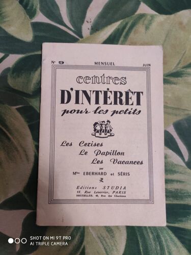 Centres D'intérêt Pour Les Petits - Les Cerises Le Papillon Les Vacances