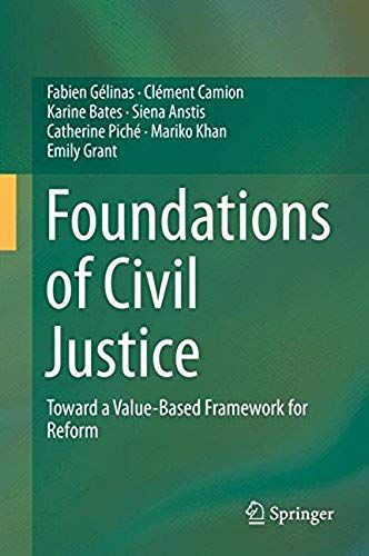 Foundations Of Civil Justice