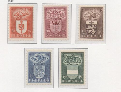 Belgique Timbres Lutte Contre La Tuberculose 1947
