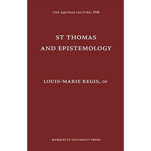 St. Thomas¿And Epistemology