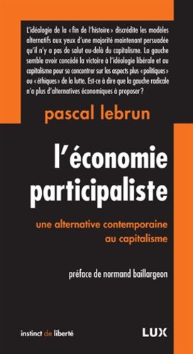 L'économie Participaliste - Une Alternative Contemporaine Au Capitalisme