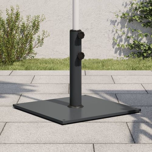 Vidaxl Base De Parasol Pour Mâts Ø32/38/48 Mm 17 Kg Carré