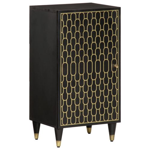 Vidaxl Armoire Latérale 40x33x75 Cm Bois Massif De Manguier
